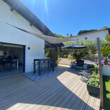 别墅 Biarritz, Villa Standing 8 Couchages, Grand Jardin 比亚里茨